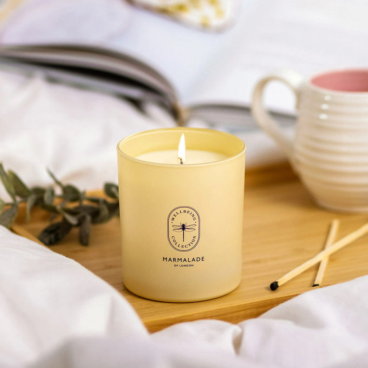 Marmalade Of London Calm 230g Wellbeing Glass Soy Candle 2 Marmalade Of London Calm 230g Wellbeing Glass Soy Candle - Image 2