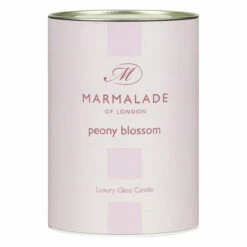 Marmalade Of London Peony Blossom 230g Luxury Glass Soy Candle -Yankee Candle Sales marmalade of london 14051 peony blossom 230g luxury glass candle 4