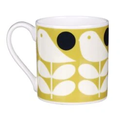 Orla Kiely Yellow Early Bird Large Mug -Yankee Candle Sales mclaggan orla kiely msqok106 early bird yellow large mug 15 copy