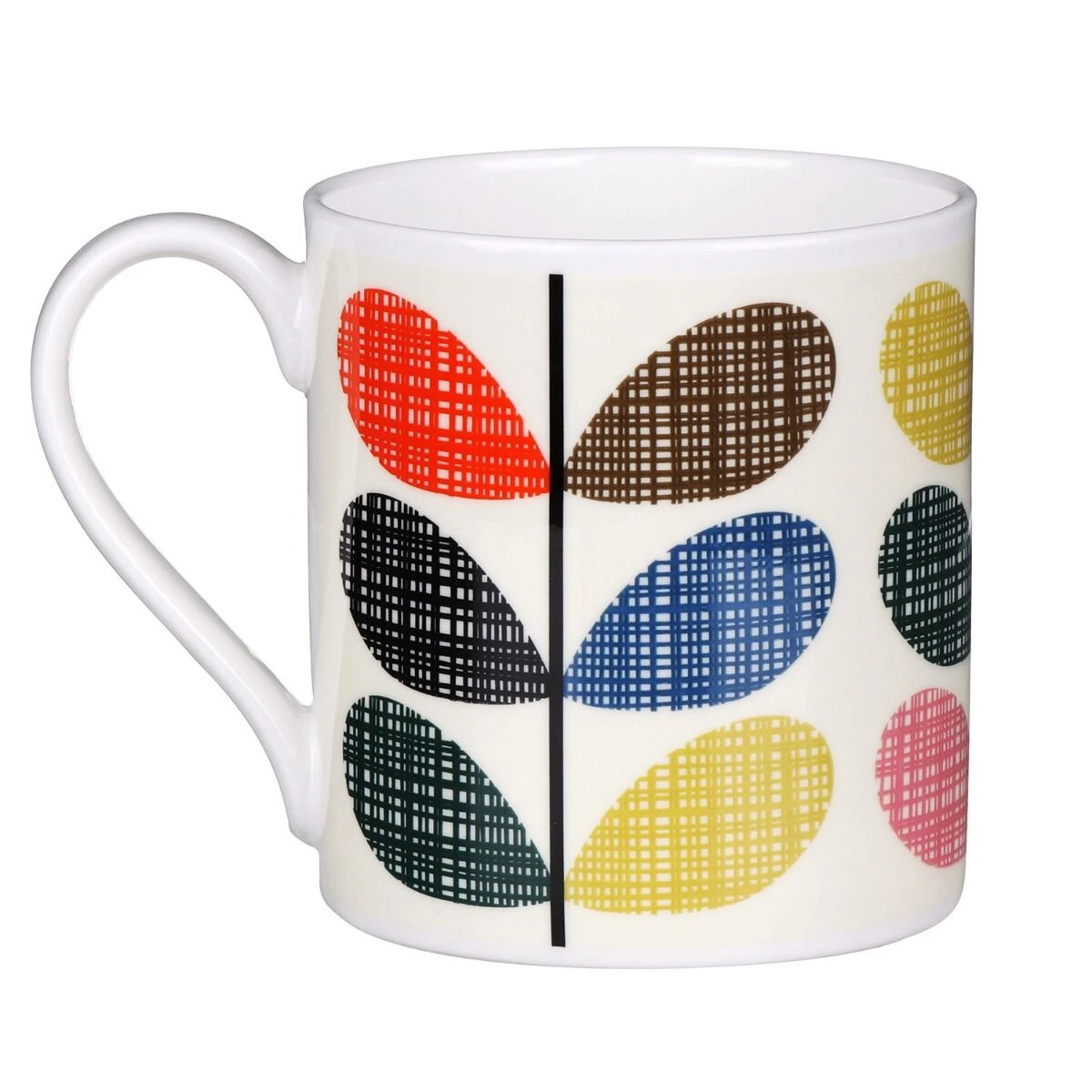 Orla Kiely Scribble Multi Stem Fun Large Mug 3 Orla Kiely Scribble Multi Stem Fun Large Mug - Image 3