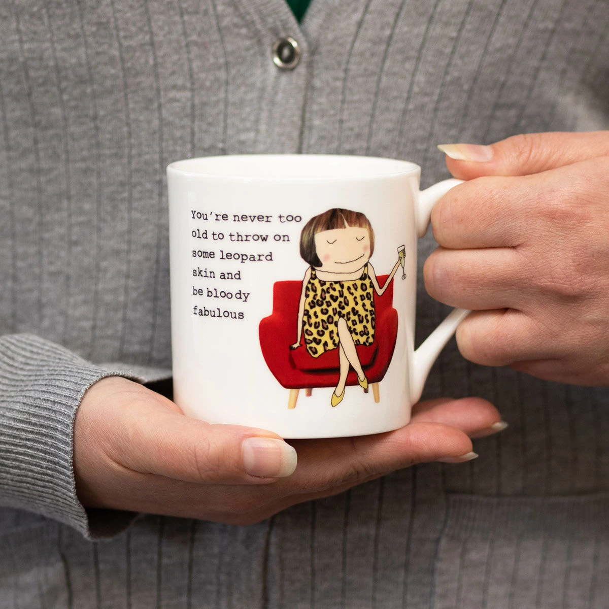 Rosie Made A Thing Leopard Skin Mug 2 Rosie Made A Thing Leopard Skin Mug - Image 2