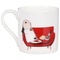 Rosie Made A Thing Kids In Bed Mug -Yankee Candle Sales mclaggan rosie made a thing qrh03 kids in bed mug 02