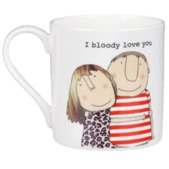 Rosie Made A Thing I Bloody Love You Mug 6 Rosie Made A Thing I Bloody Love You Mug -Yankee Candle Sales mclaggan rosie made a thing qrh23 i bloody love you mug 02