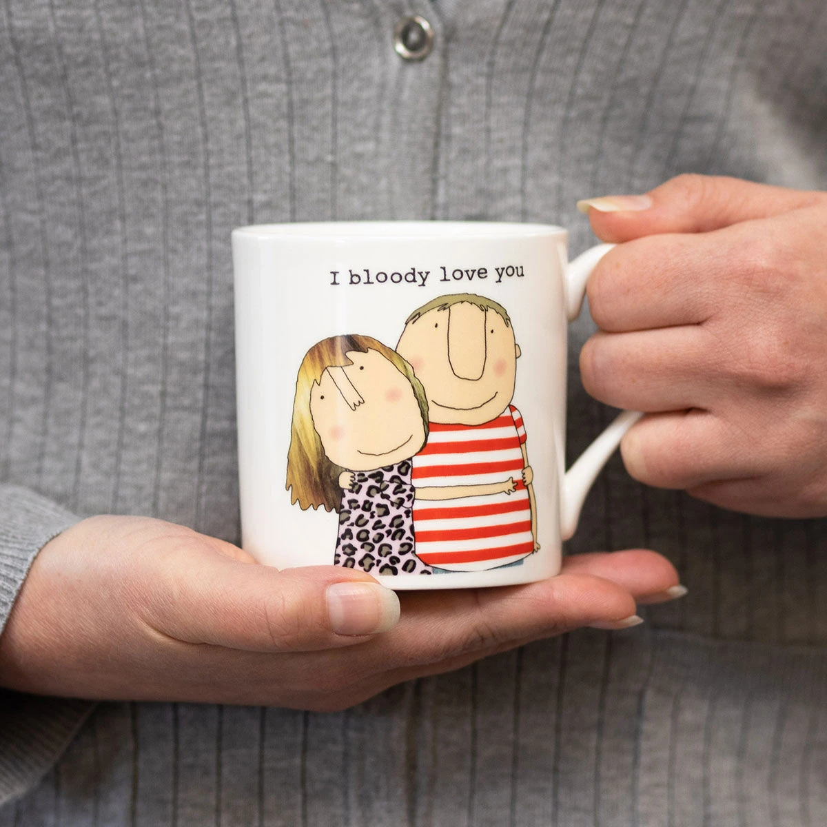 Rosie Made A Thing I Bloody Love You Mug 2 Rosie Made A Thing I Bloody Love You Mug - Image 2