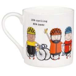 Rosie Made A Thing Cycling/Beer Mug -Yankee Candle Sales mclaggan rosie made a thing qrh46 cycling beer mug 02
