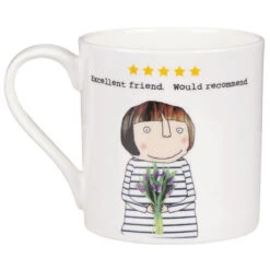 Rosie Made A Thing Excellent Friend. Would Recommend. Mug 6 Rosie Made A Thing Excellent Friend. Would Recommend. Mug -Yankee Candle Sales mclaggan rosie made a thing qrh53 excellent friend would recommend mug 02 1