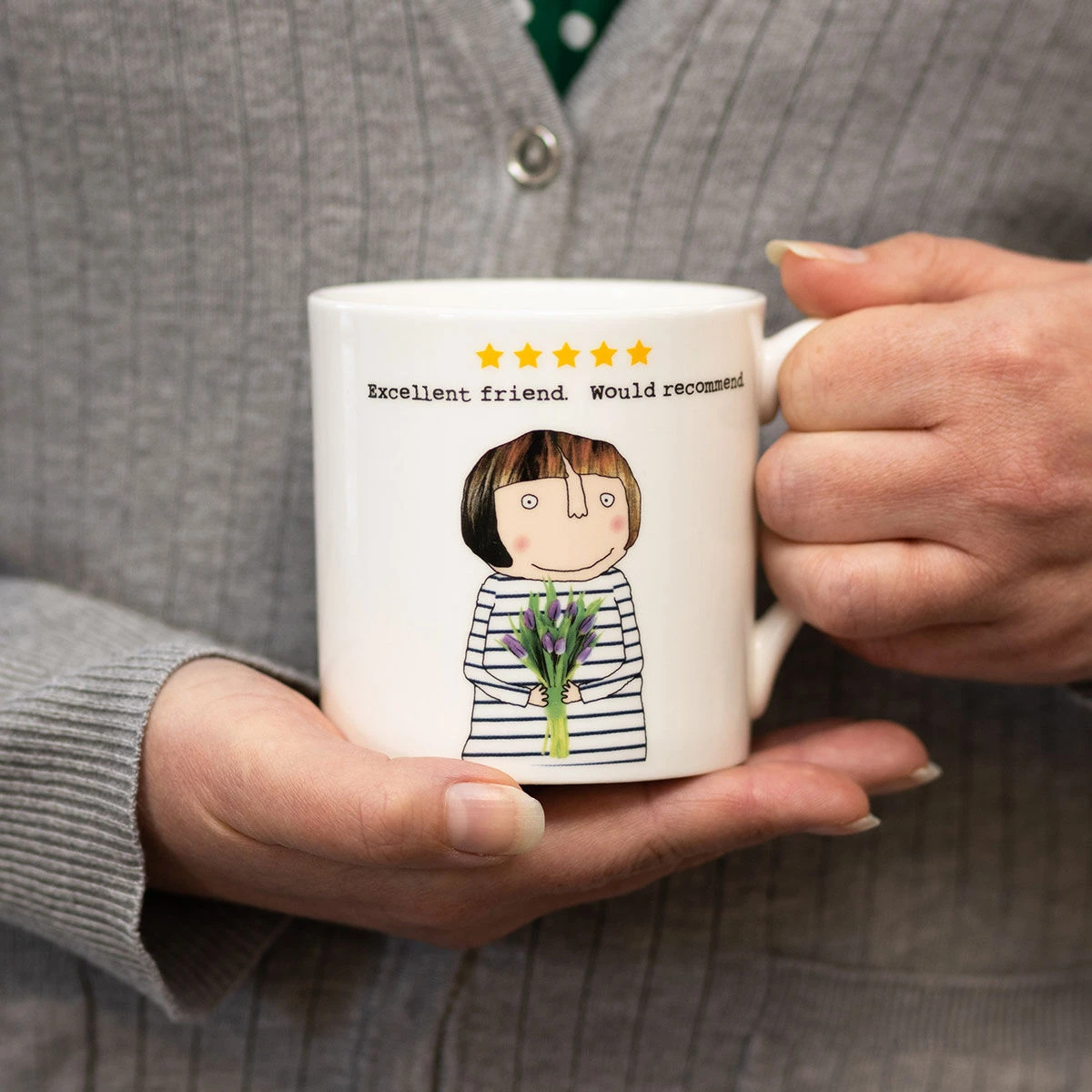 Rosie Made A Thing Excellent Friend. Would Recommend. Mug 2 Rosie Made A Thing Excellent Friend. Would Recommend. Mug - Image 2