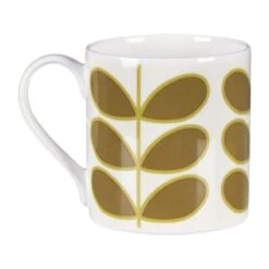 Orla Kiely Linear Stem Olive Large Mug 5 Orla Kiely Linear Stem Olive Large Mug -Yankee Candle Sales mclaggan smith orla kiely msqok169 linear stem olive large mug 03