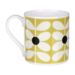 Orla Kiely 60’s Stem Ochre Large Mug -Yankee Candle Sales mclaggan smith orla kiely msqok175 60s stem ochre large mug 03