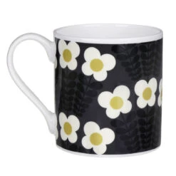 Orla Kiely Grey Bunch Of Stems Large Mug -Yankee Candle Sales mclaggan smith orla kiely msqok183 grey bunch of stems large mug 03 copy 3