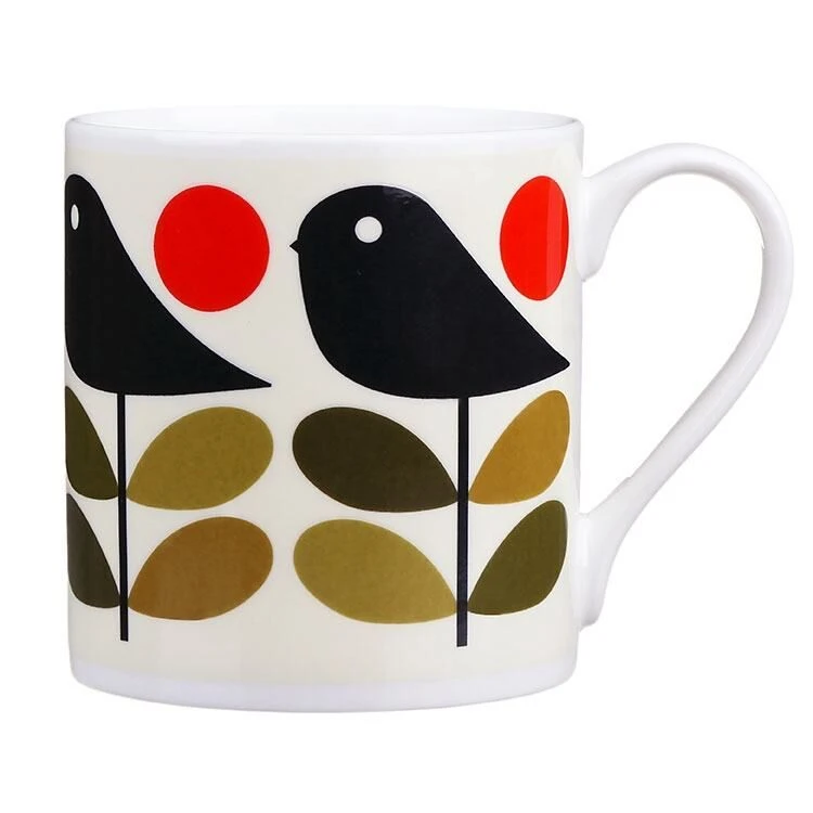 Orla Kiely Early Bird Large Mug 1 Orla Kiely Early Bird Large Mug