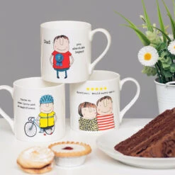 Rosie Made A Thing ‘Throw On Some Lycra’ Mug 5 Rosie Made A Thing ‘Throw On Some Lycra’ Mug -Yankee Candle Sales mclaggan smith rosie made a thing lifestyle 4