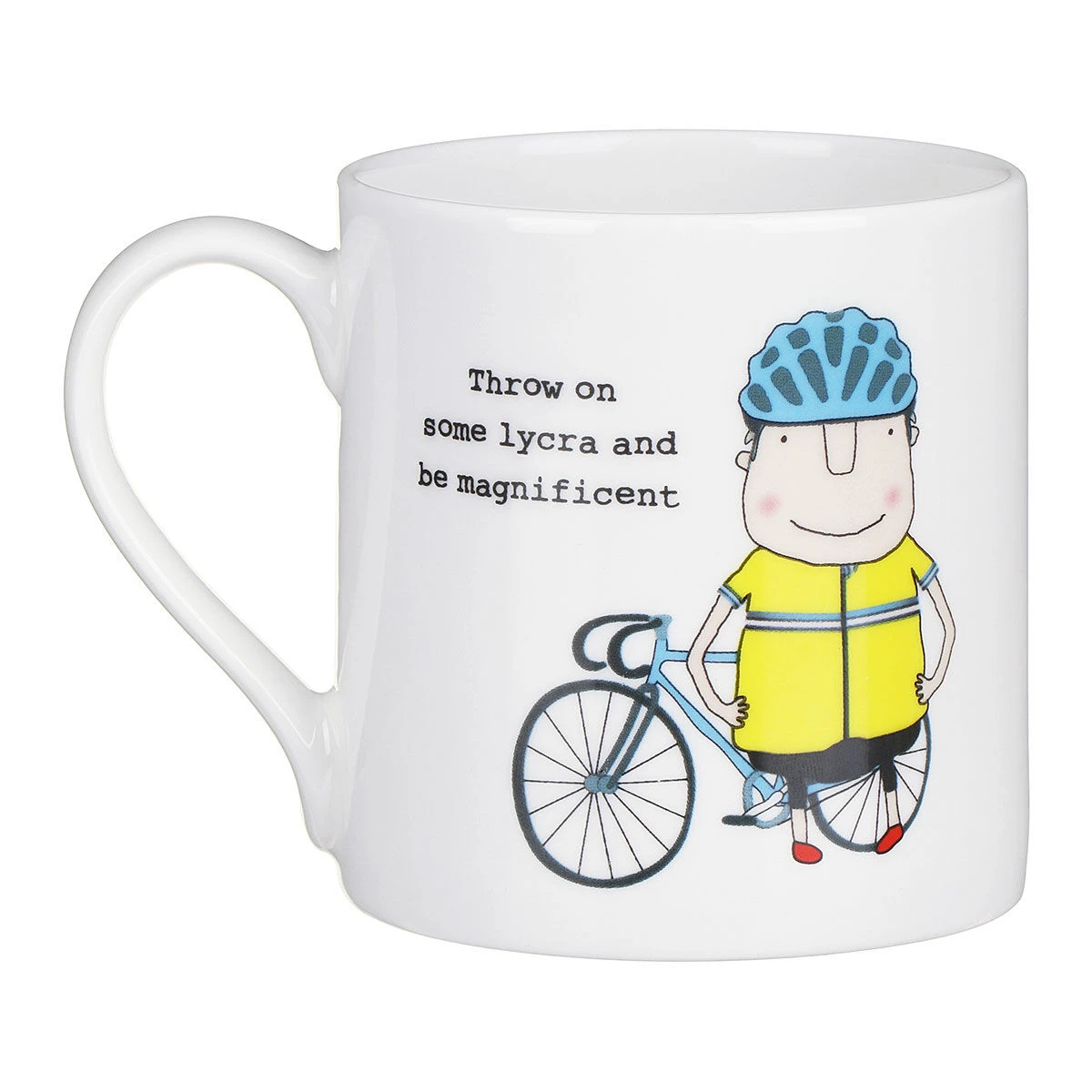 Rosie Made A Thing ‘Throw On Some Lycra’ Mug 2 Rosie Made A Thing ‘Throw On Some Lycra’ Mug - Image 2