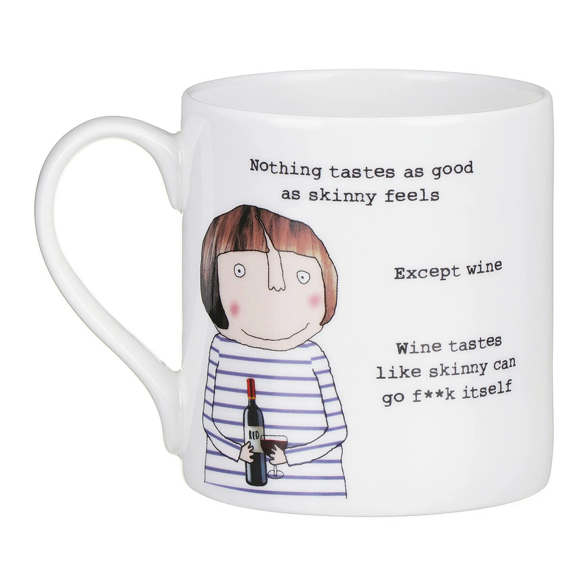 Rosie Made A Thing ‘Except Wine’ Mug 2 Rosie Made A Thing ‘Except Wine’ Mug - Image 2