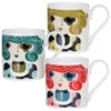 Orla Kiely Set Of 3 Dee Dee Large Mugs