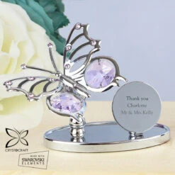 Personalised Crystocraft Butterfly Ornament 10 Personalised Crystocraft Butterfly Ornament -Yankee Candle Sales p0104h99 3 1