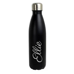 Personalised Black Metal Insulated Drinks Bottle -Yankee Candle Sales p0104l58 1