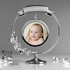 Personalised Crystocraft Photo Frame Ornament -Yankee Candle Sales p0104m23 personalised crystocraft photo frame ornament 3