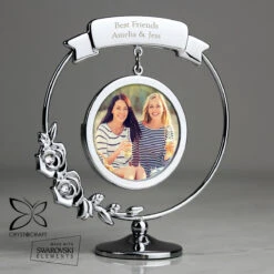 Personalised Crystocraft Photo Frame Ornament -Yankee Candle Sales p0104m23 personalised crystocraft photo frame ornament 4