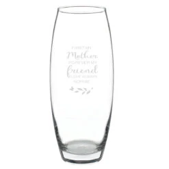 Personalised ‘First My Mother, Forever My Friend’ Bullet Vase 5 Personalised ‘First My Mother, Forever My Friend’ Bullet Vase -Yankee Candle Sales p0107d69 1 1