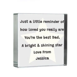 Personalised ‘Star Poem’ Large Crystal Token 5 Personalised ‘Star Poem’ Large Crystal Token -Yankee Candle Sales p100d72 personalised star poem large crystal token 2