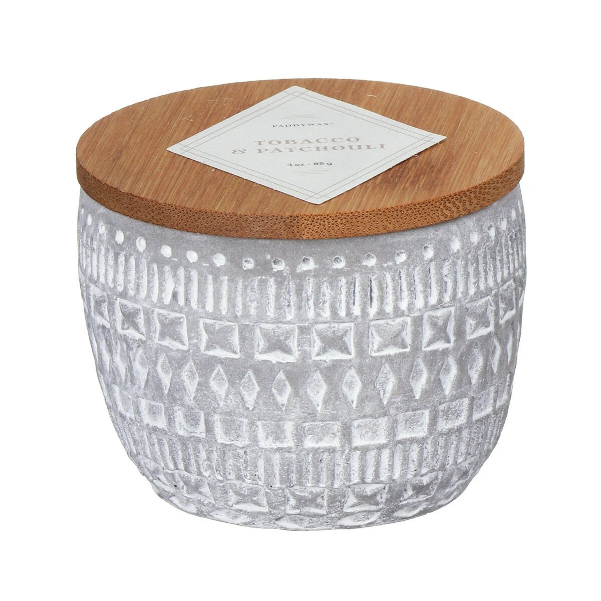 Paddywax Sonora 85g Tobacco & Patchouli Concrete Soy Candle 1 Paddywax Sonora 85g Tobacco & Patchouli Concrete Soy Candle