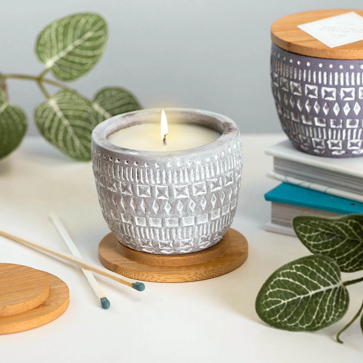 Paddywax Sonora 85g Tobacco & Patchouli Concrete Soy Candle 2 Paddywax Sonora 85g Tobacco & Patchouli Concrete Soy Candle - Image 2