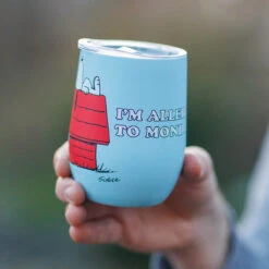 House Of Disaster Peanuts ‘I’m Allergic To Mondays’ Travel Tumbler -Yankee Candle Sales peacupmo house of disaster peanuts im allergic to mondays travel tumbler lifestyle1