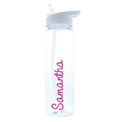 Personalised Island Water Bottle With Pink Text 9 Personalised Island Water Bottle With Pink Text -Yankee Candle Sales peronalised memento company p103211 pink island water bottle 2