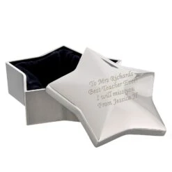 Personalised Star Trinket Box -Yankee Candle Sales personalised momneto company p0102b96 star trinket box 3
