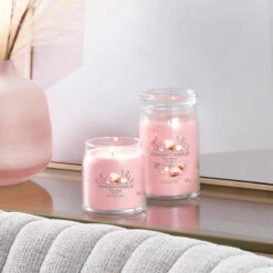 Yankee Candle Pink Sands Signature Medium Jar Candle -Yankee Candle Sales pink sands signature collection lifestyle 2 1
