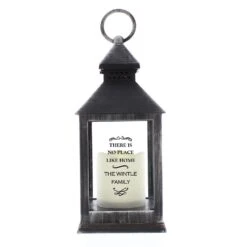 Personalised Antique Scroll Rustic Black Lantern 9 Personalised Antique Scroll Rustic Black Lantern -Yankee Candle Sales pmc p1007c18 black lantern 2