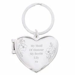 Yankee Candle Sales -Yankee Candle Sales pmc personalised p0102z25 floral heart poto frame keyring 02