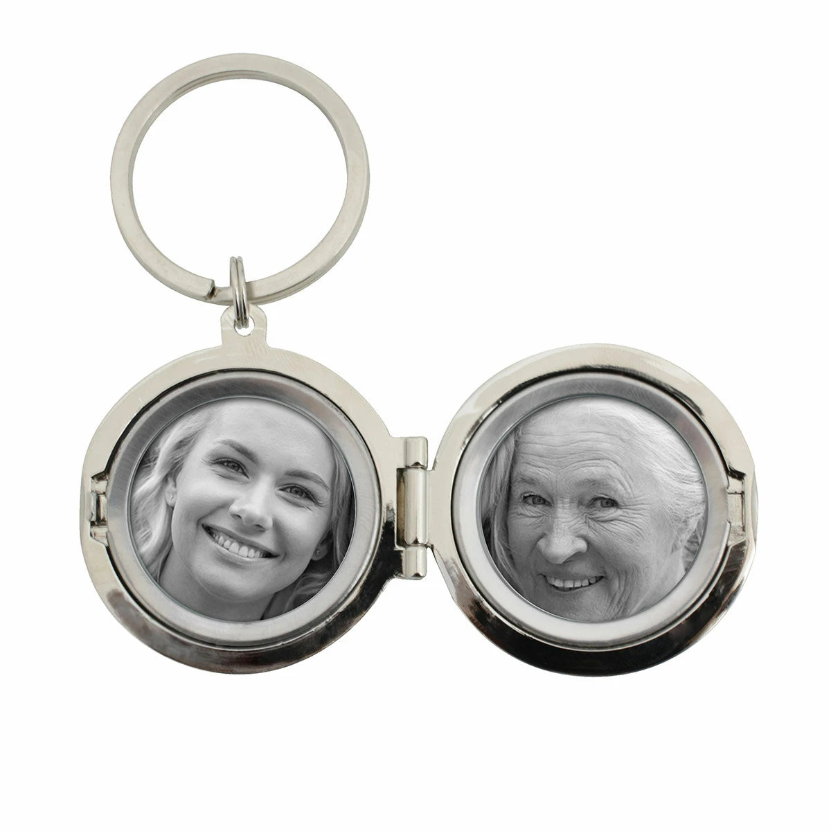 Personalised Floral Round Photo Frame Keyring 3 Personalised Floral Round Photo Frame Keyring - Image 3