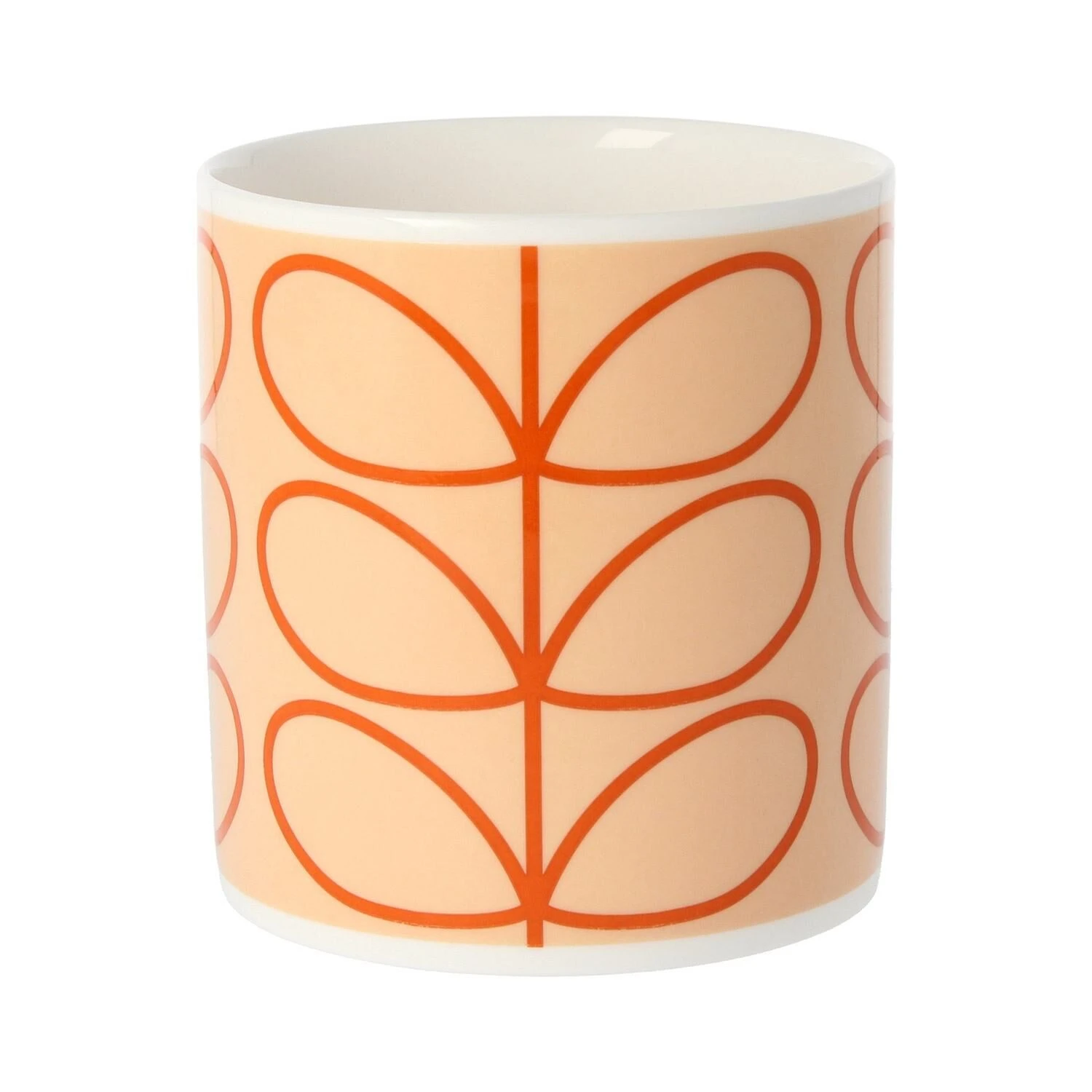 Orla Kiely Linear Stem Tomato Large Mug 2 Orla Kiely Linear Stem Tomato Large Mug - Image 2