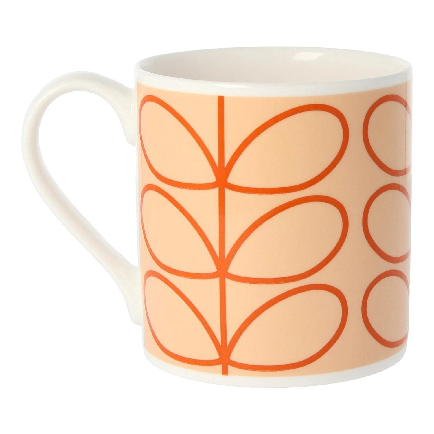Orla Kiely Linear Stem Tomato Large Mug 3 Orla Kiely Linear Stem Tomato Large Mug - Image 3