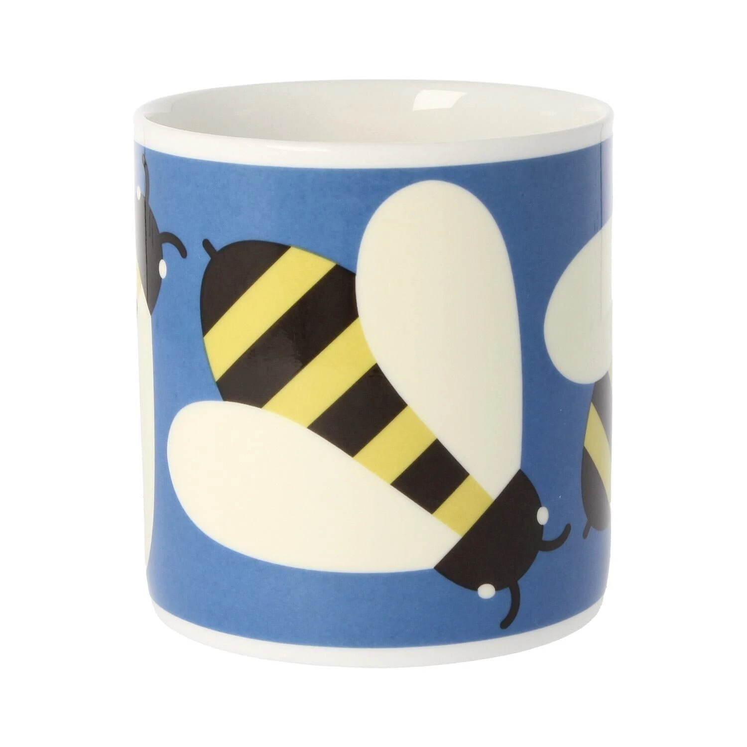 Orla Kiely Busy Bee Blue Large Mug 2 Orla Kiely Busy Bee Blue Large Mug - Image 2