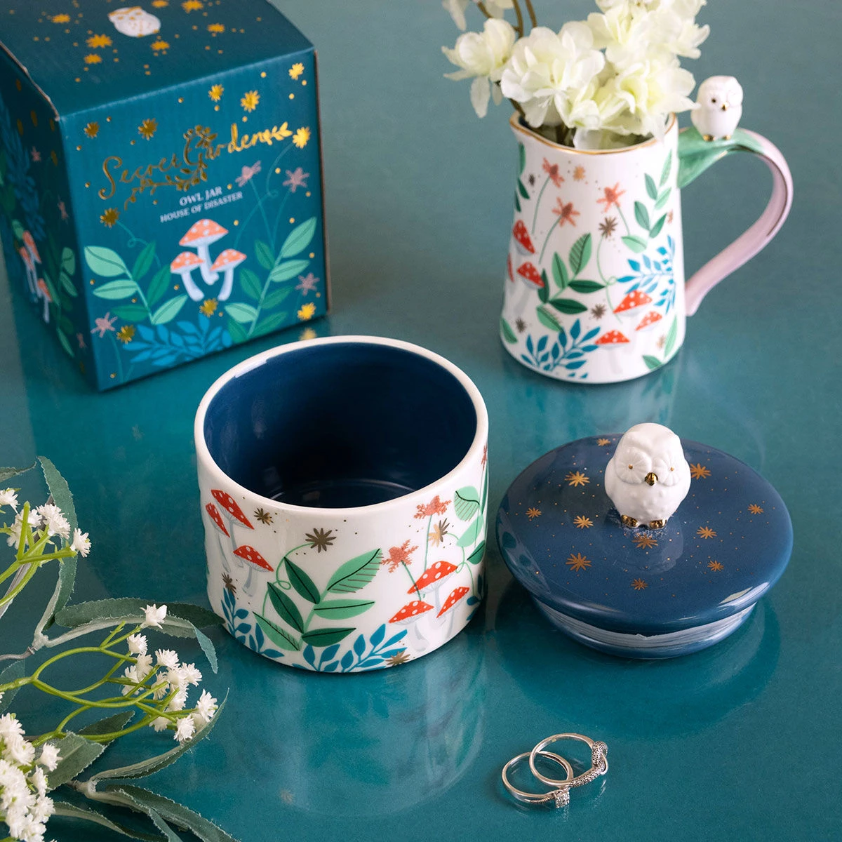 House Of Disaster Secret Garden Owl Jar 4 House Of Disaster Secret Garden Owl Jar - Image 4