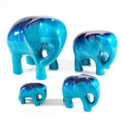 Tilnar Art Aluminark Brushed Aqua Large Elephant 5 Tilnar Art Aluminark Brushed Aqua Large Elephant -Yankee Candle Sales tilnar art aluminark brushed aqua elephant group 1