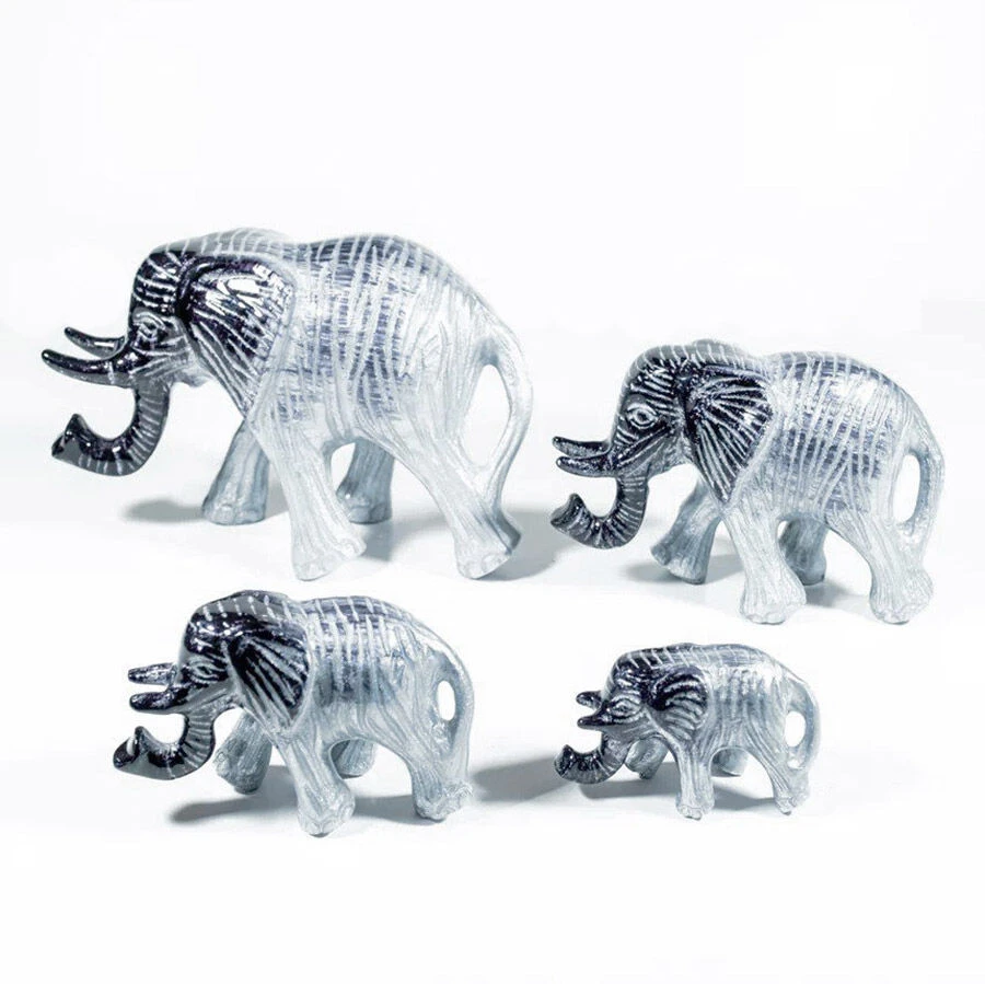 Tilnar Art Aluminark Brushed Walking Large Elephant 3 Tilnar Art Aluminark Brushed Walking Large Elephant - Image 3