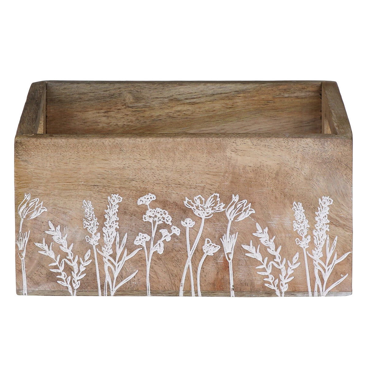 Transomnia Small Wooden Meadow Flowers Trug 4 Transomnia Small Wooden Meadow Flowers Trug - Image 4