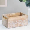 Transomnia Small Wooden Meadow Flowers Trug