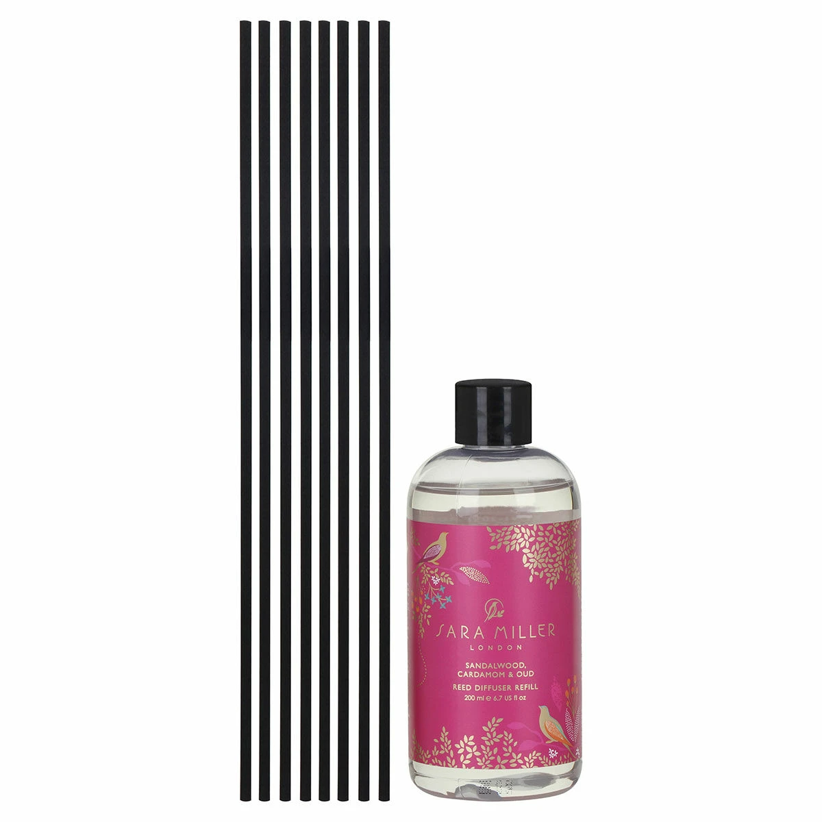 Sara Miller Chelsea Pink Sandalwood, Cardamom And Oud 200ml Reed Diffuser 4 Sara Miller Chelsea Pink Sandalwood, Cardamom And Oud 200ml Reed Diffuser - Image 4