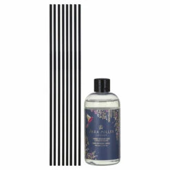 Sara Miller Chelsea Navy Amber, Orchid And Lotus Blossom 200ml Reed Diffuser -Yankee Candle Sales wax lyrical sm2204 sara miller chelsea navy 200ml reed diffuser 3