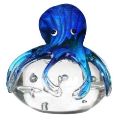 Yankee Candle Sales -Yankee Candle Sales widdop co 60208 objets d art blue octopus glass figurine 1