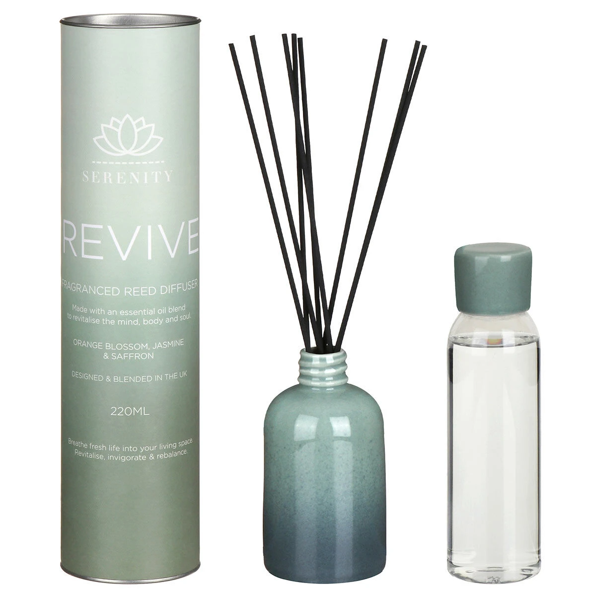 Widdop & Co Serenity Orange Blossom, Jasmine & Saffron 220ml Ceramic Diffuser 2 Widdop & Co Serenity Orange Blossom, Jasmine & Saffron 220ml Ceramic Diffuser - Image 2