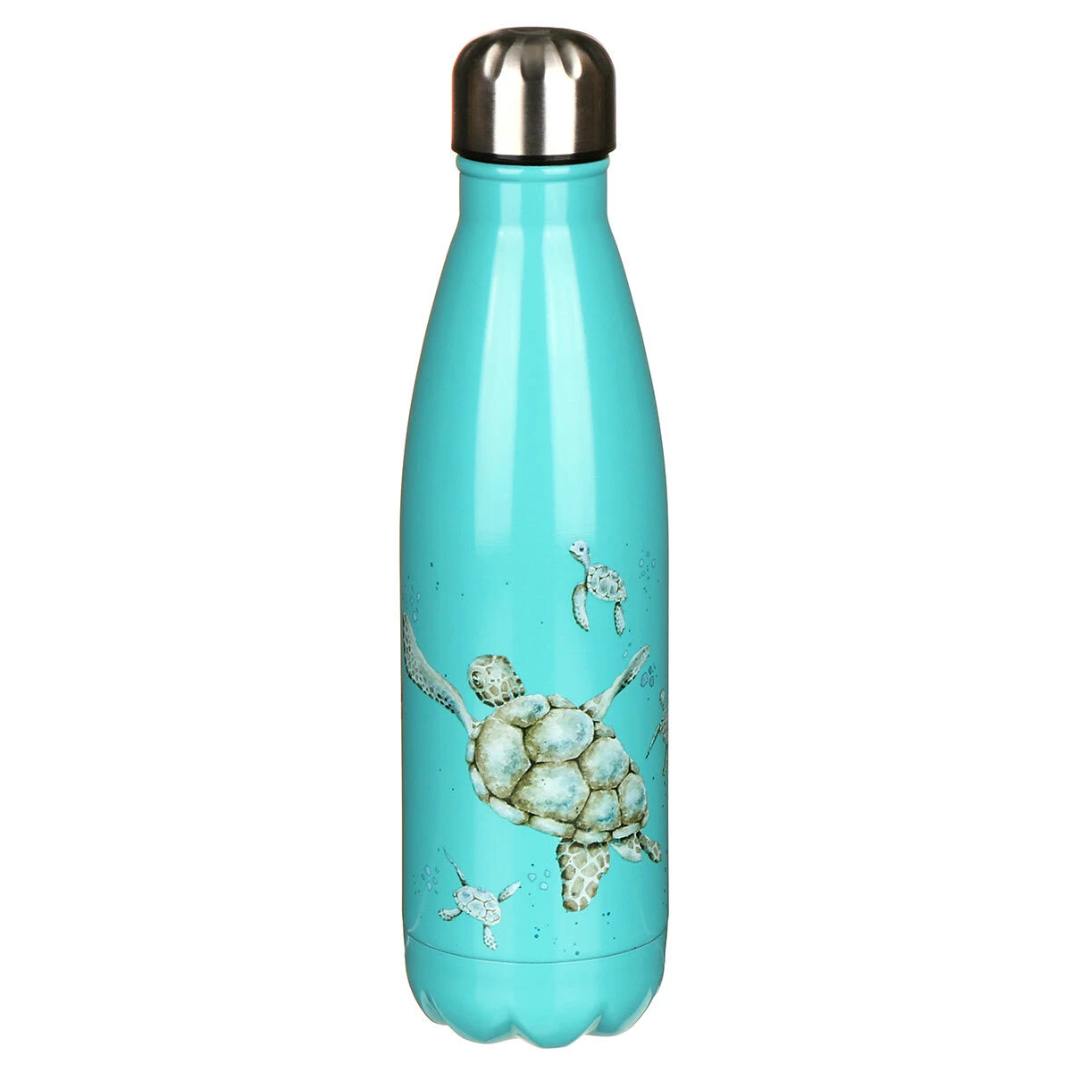 Wrendale 'Swimming School' Turtle 500ml Water Bottle 2 Wrendale 'Swimming School' Turtle 500ml Water Bottle - Image 2