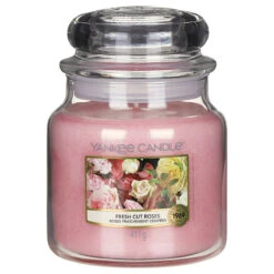 Yankee Candle Fresh Cut Roses Medium Jar Candle