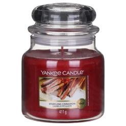 Yankee Candle Sparkling Cinnamon Medium Jar Candle
