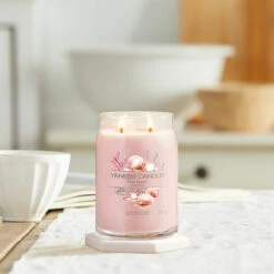 Yankee Candle Pink Sands Signature Large Jar Candle -Yankee Candle Sales yankee candle 1629962e pink sands signature large jar candle lifestyle 1